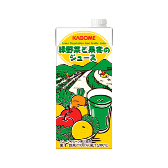 ホテルレストラン用緑野菜と果実のジュース
