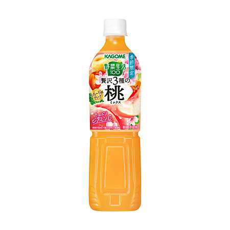 野菜生活１００ 贅沢3種の桃ミックス
